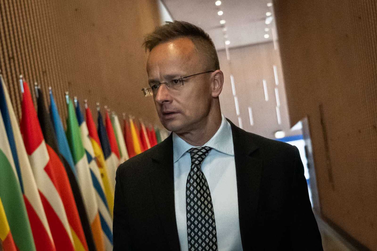 Szijjártó Péter külügyminiszter hivatalos eseményen.